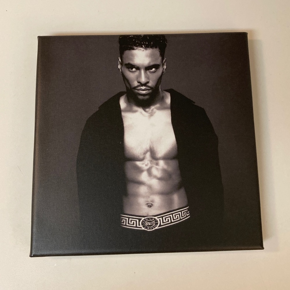 Ginuwine R&B Singer Canvas Wall Print 8x 8”